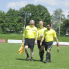 Schiedsrichtern beim Benefiz-Fußballturnier der Datschiburger Kickers. Foto: Fred Schöllhorn